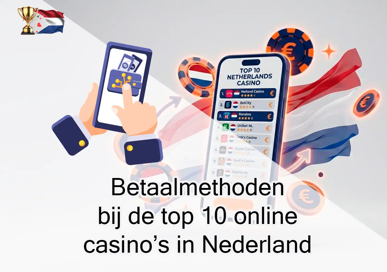 Betaalmethoden bij de top 10 online casino’s in Nederland