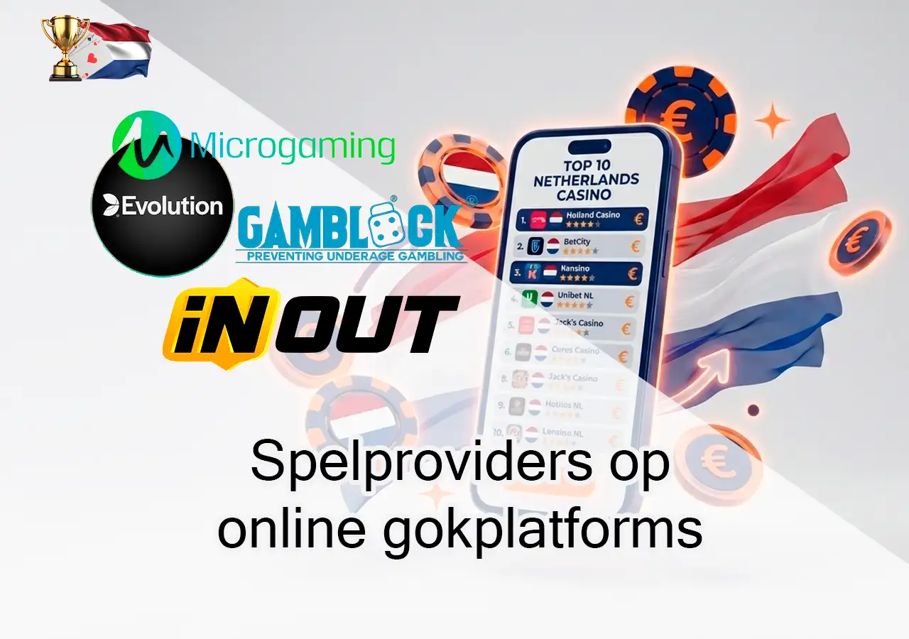Spelproviders op online casino platforms